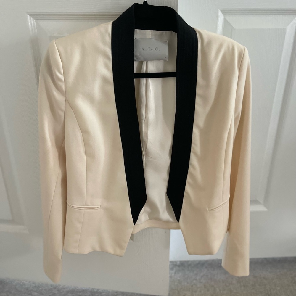 ALC Wool Open Front Blazer